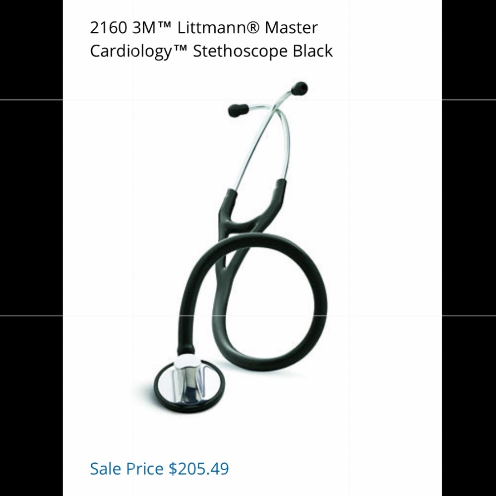 Littmann® Master Cardiology™ Stethoscope Black